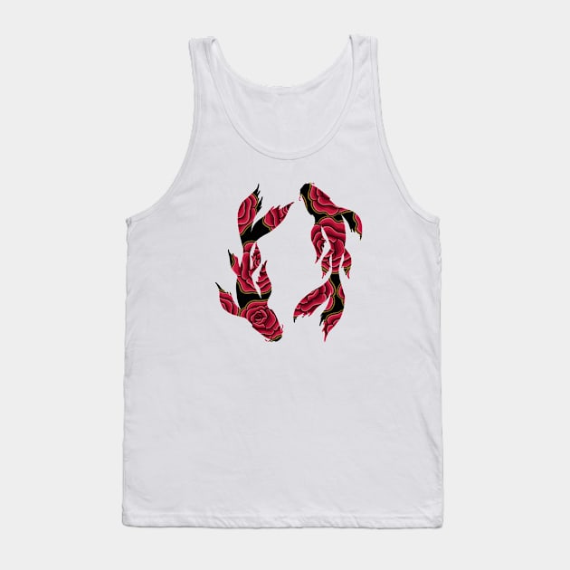 Floral Koi Fish Tank Top by abbie.hep@hotmail.co.uk